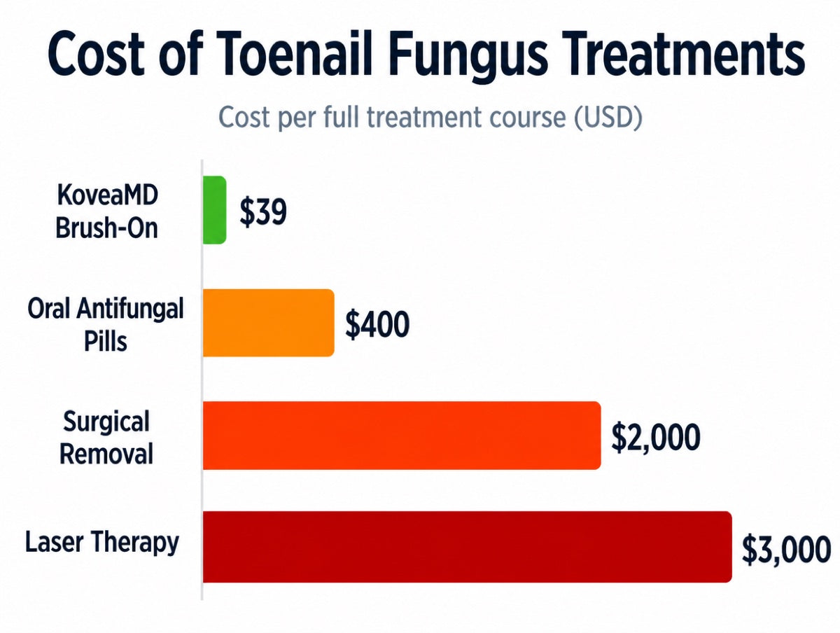 Cost comparison: KoveaMD vs pills vs surgery vs laser